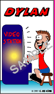 Video Games Address Labels