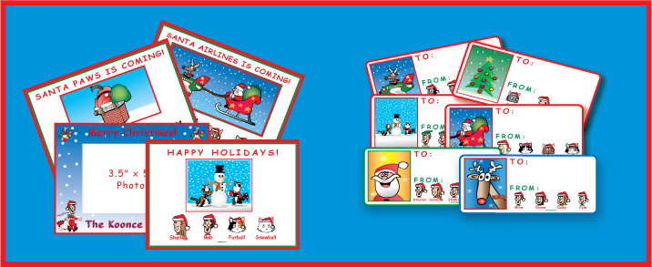 Christams cards, Christmas Gift labels