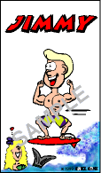 Surfer Bag Tags