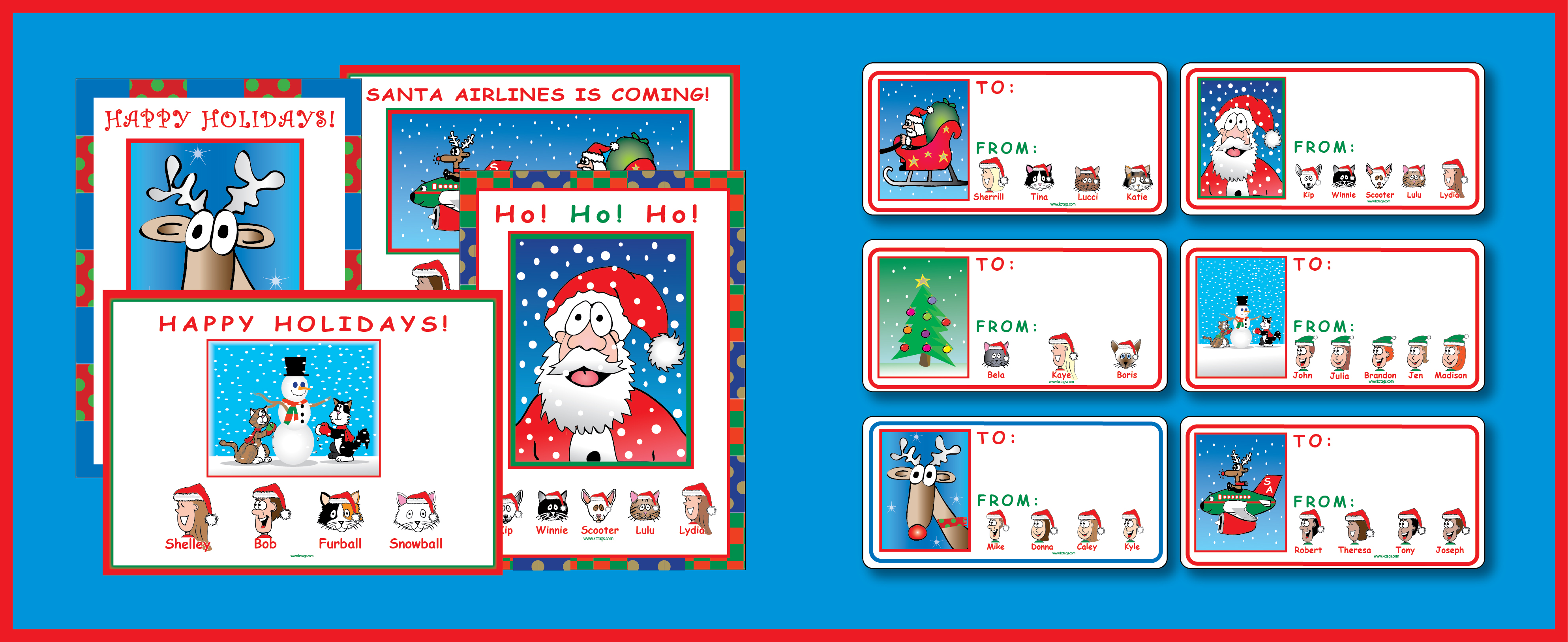 Personalized gitfs products family cartoon