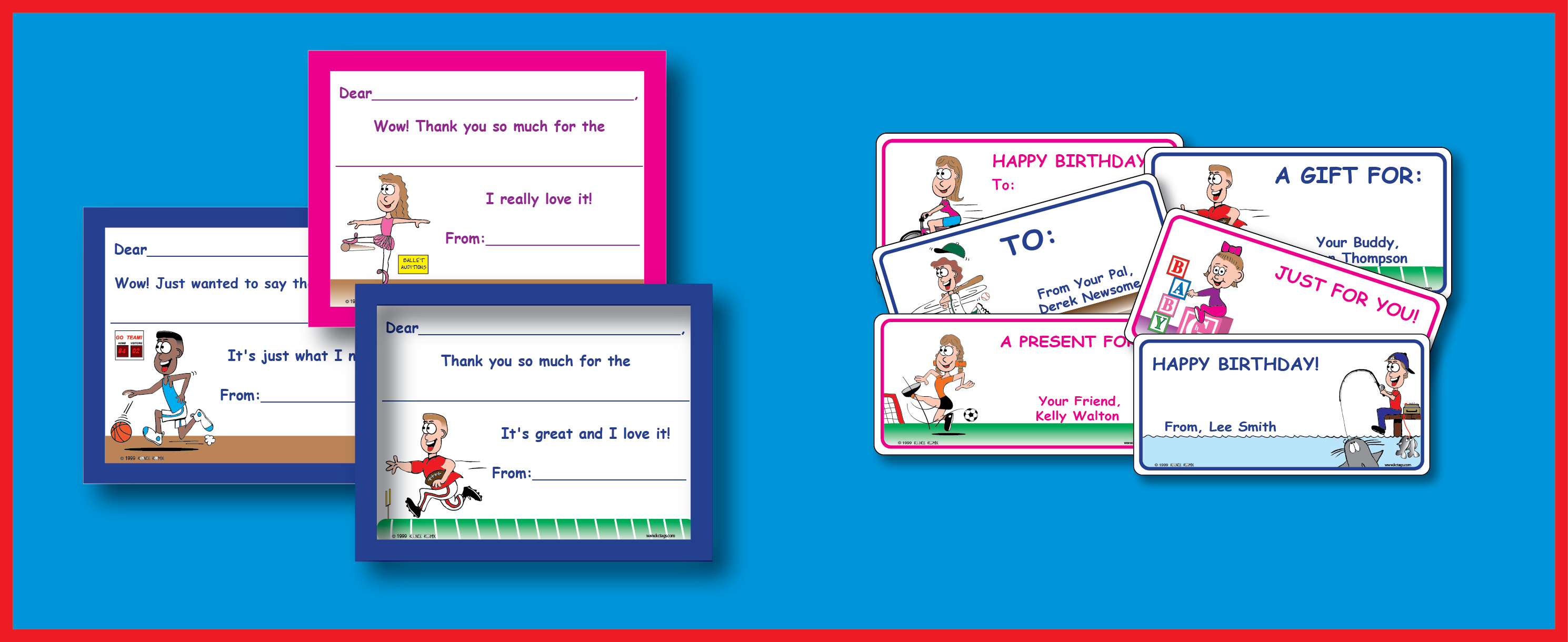 Personalized gifts products family cartoon